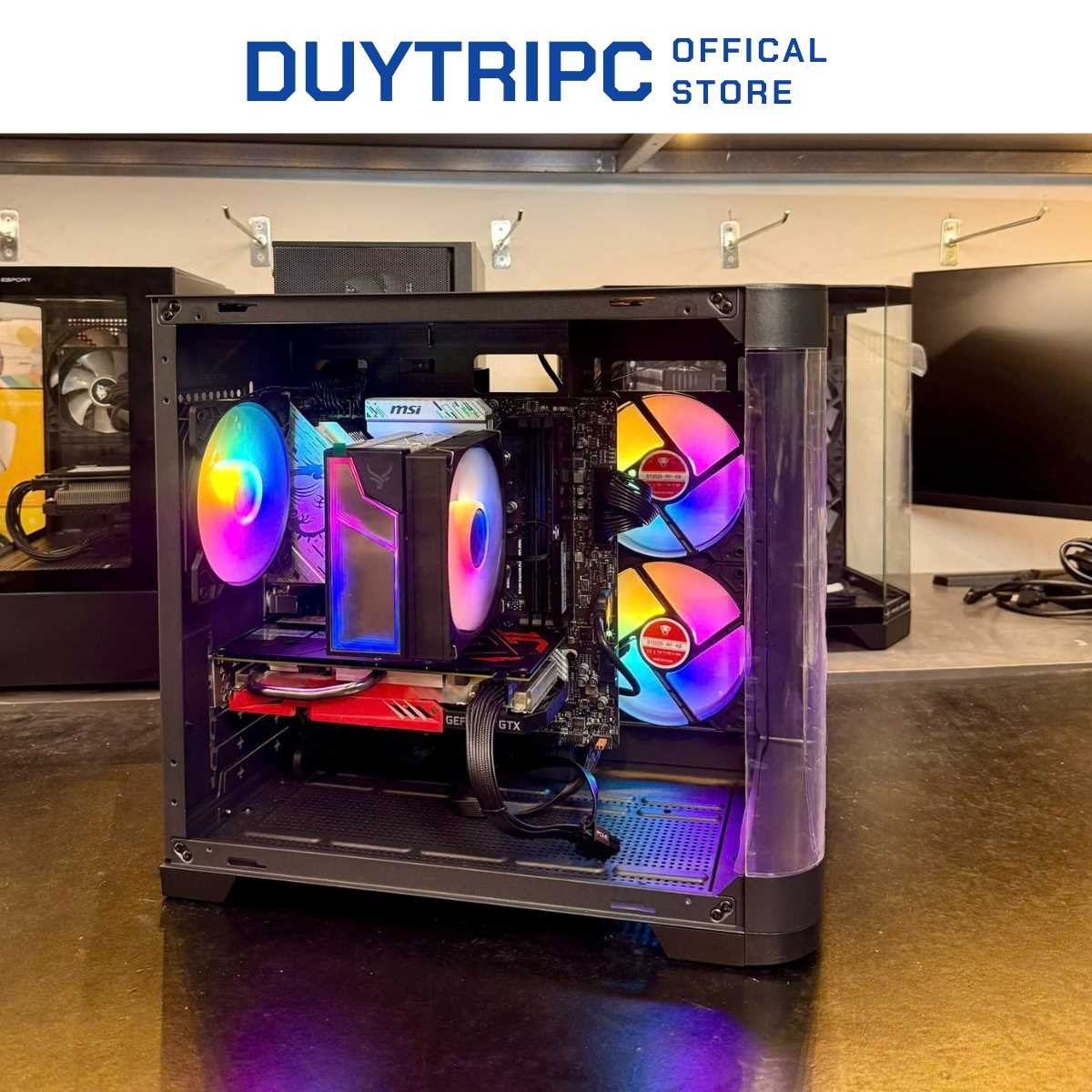 PC Gaming MSI B760M GAMING PLUS WIFI D4 | i5 14400F | RAM 16GB | GTX 1660 SUPER 6GB | SSD NVMe 512GB | Nguồn VSP 650W